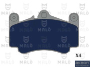 1051274 Sada brzdových platničiek kotúčovej brzdy AKRON-MALÒ