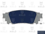 1051291 Sada brzdových platničiek kotúčovej brzdy AKRON-MALÒ