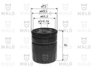 1510020 Olejový filter AKRON-MALÒ