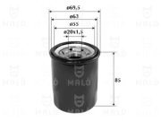 1510040 Olejový filter AKRON-MALÒ