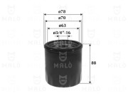 1510052 Olejový filter AKRON-MALÒ