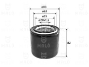 1510074 Olejový filter AKRON-MALÒ