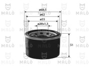 1510097 Olejový filter AKRON-MALÒ