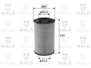 1510104 Olejový filter AKRON-MALÒ