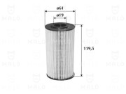 1510134 Olejový filter AKRON-MALÒ