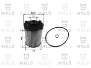 1510230 Olejový filter AKRON-MALÒ
