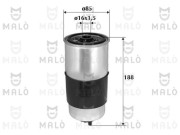 1520105 Palivový filter AKRON-MALÒ