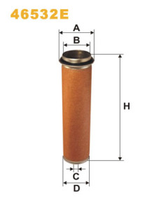 46532E Filter sekundárneho vzduchu WIX FILTERS