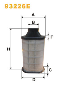 93226E Vzduchový filter WIX FILTERS