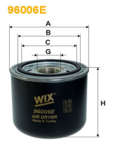 96006E Vysużovač vzduchu, Pneumatický systém WIX FILTERS