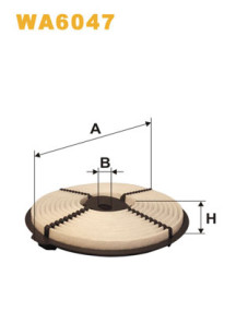 WA6047 Vzduchový filter WIX FILTERS