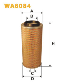 WA6084 Vzduchový filter WIX FILTERS