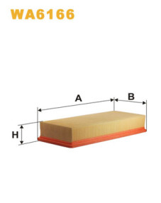 WA6166 Vzduchový filter WIX FILTERS