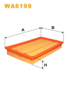 WA6199 Vzduchový filter WIX FILTERS