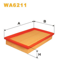 WA6211 Vzduchový filter WIX FILTERS