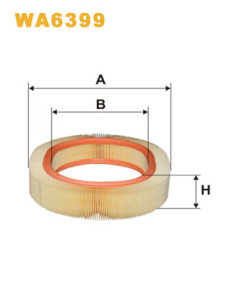 WA6399 Vzduchový filter WIX FILTERS