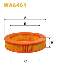 WA6461 Vzduchový filter WIX FILTERS