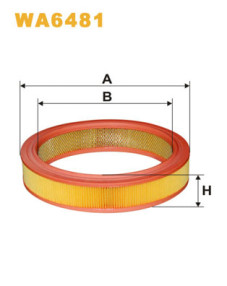 WA6481 Vzduchový filter WIX FILTERS