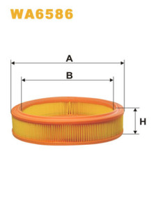 WA6586 Vzduchový filter WIX FILTERS