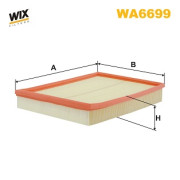 WA6699 Vzduchový filter WIX FILTERS