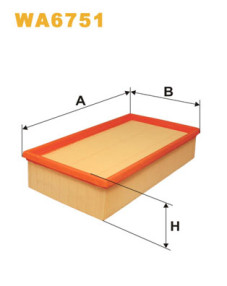 WA6751 Vzduchový filter WIX FILTERS