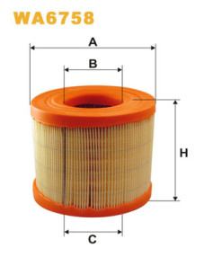 WA6758 Vzduchový filter WIX FILTERS