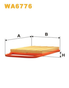 WA6776 Vzduchový filter WIX FILTERS