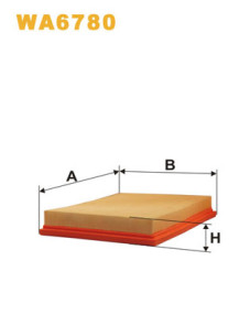 WA6780 Vzduchový filter WIX FILTERS