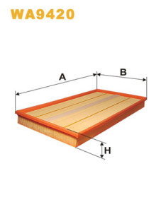 WA9420 Vzduchový filter WIX FILTERS