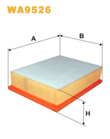 WA9526 Vzduchový filter WIX FILTERS