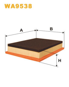 WA9538 Vzduchový filter WIX FILTERS