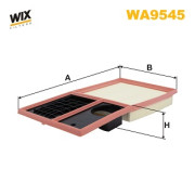 WA9545 Vzduchový filter WIX FILTERS