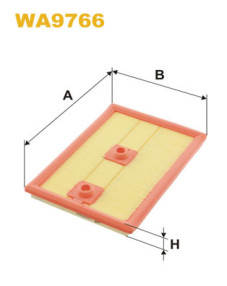 WA9766 Vzduchový filter WIX FILTERS