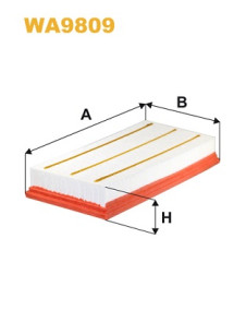 WA9809 Vzduchový filter WIX FILTERS