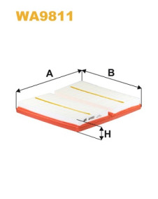 WA9811 Vzduchový filter WIX FILTERS