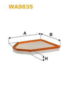 WA9835 Vzduchový filter WIX FILTERS