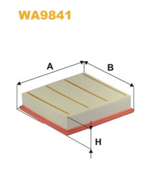 WA9841 Vzduchový filter WIX FILTERS