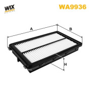 WA9936 Vzduchový filter WIX FILTERS