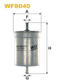 WF8040 Palivový filter WIX FILTERS