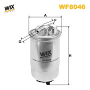WF8046 Palivový filter WIX FILTERS