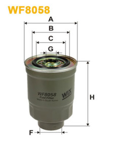 WF8058 Palivový filter WIX FILTERS