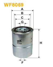 WF8059 Palivový filter WIX FILTERS