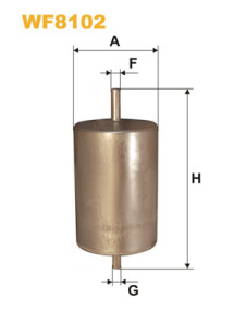 WF8102 Palivový filter WIX FILTERS