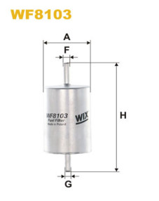 WF8103 Palivový filter WIX FILTERS