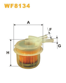 WF8134 Palivový filter WIX FILTERS