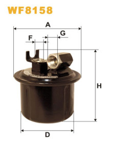 WF8158 Palivový filter WIX FILTERS