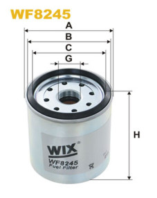 WF8245 Palivový filter WIX FILTERS