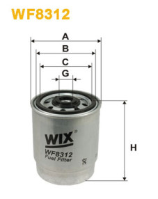 WF8312 Palivový filter WIX FILTERS
