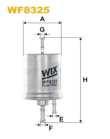 WF8325 Palivový filter WIX FILTERS