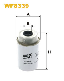 WF8339 Palivový filter WIX FILTERS